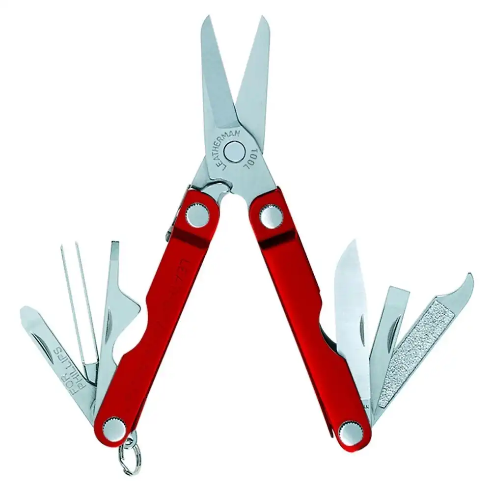 Leatherman Micra Red Stainless Multi Tool Scissors Knife