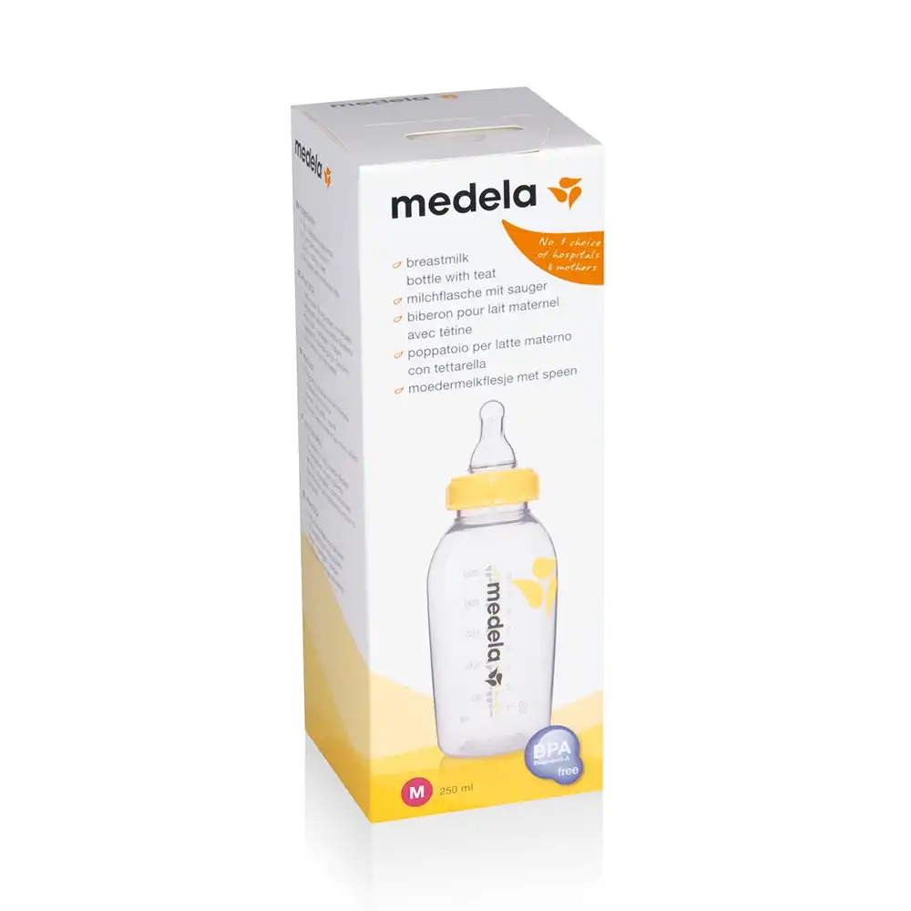 Medela Breastmilk Bottle With M Teat - 250ml