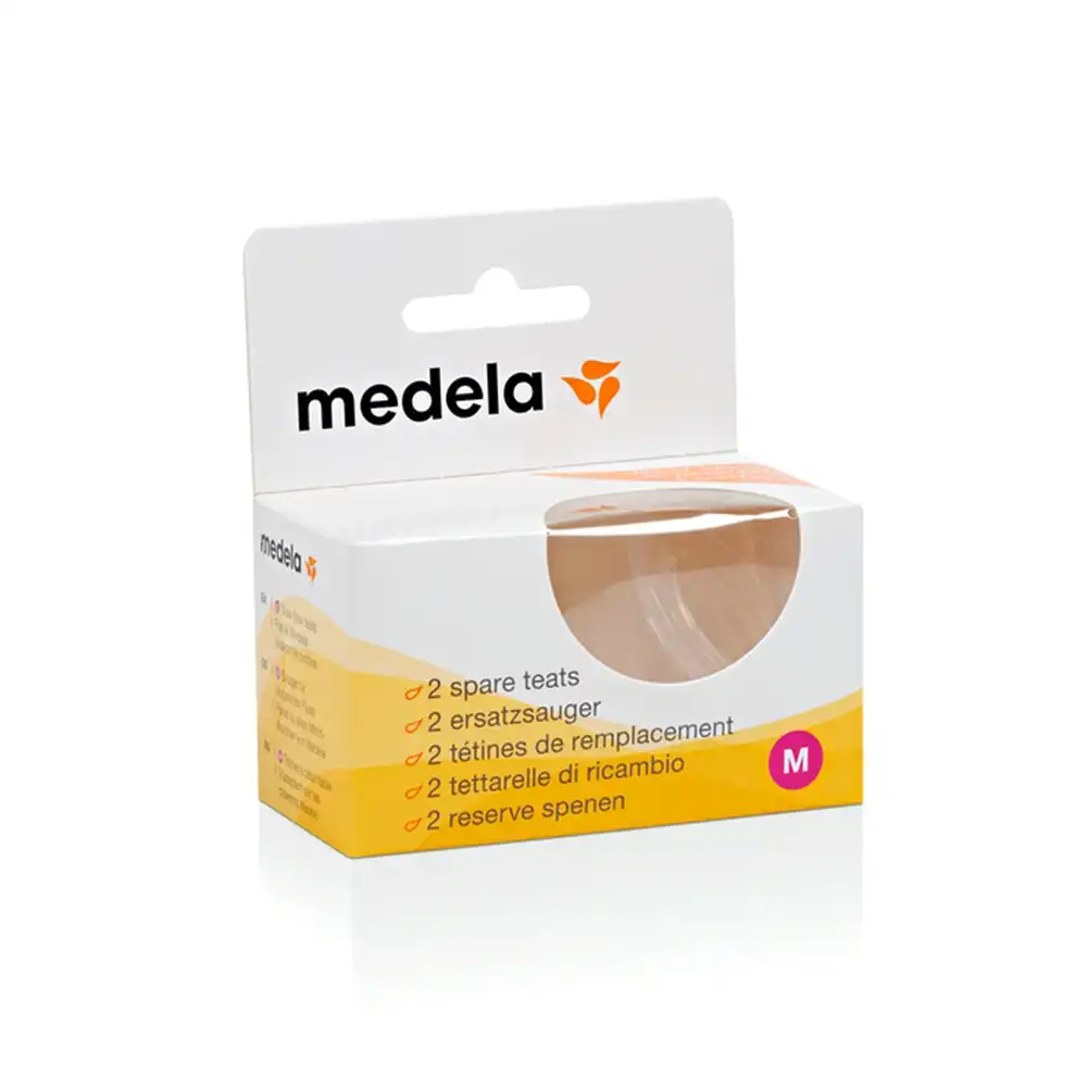 Medela Spare Teats (Pack of 2) - Medium Flow