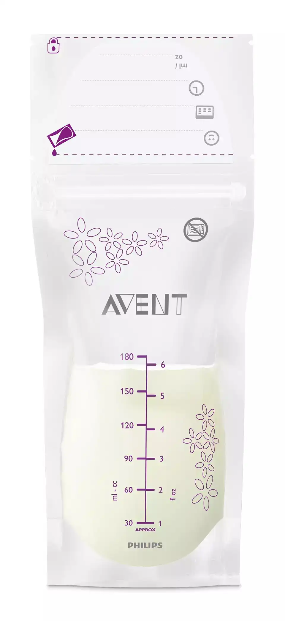 Avent Breast Milk Bag 25Pk 180ML