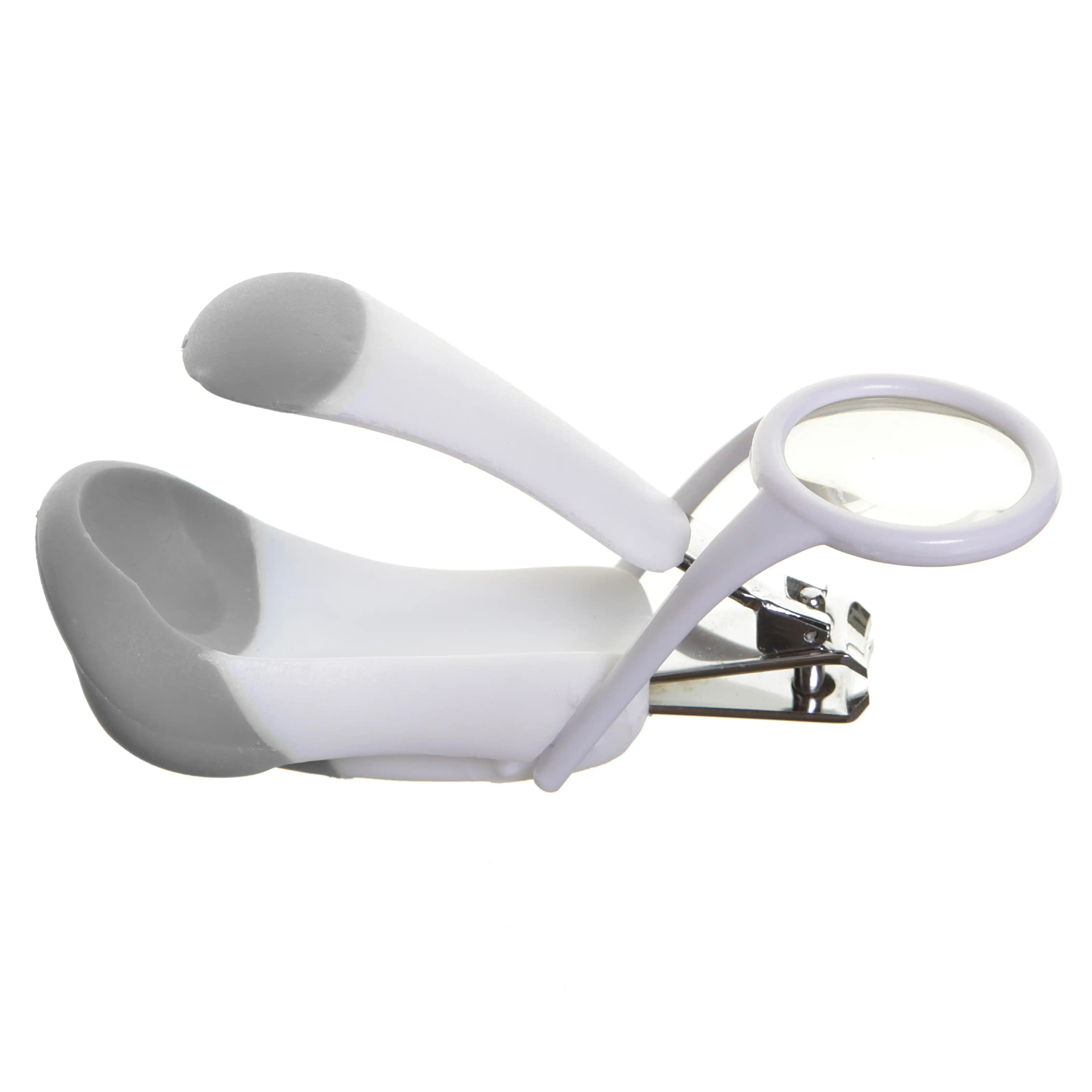 dreambaby Premium Nail Clippers with Magnifier Grey
