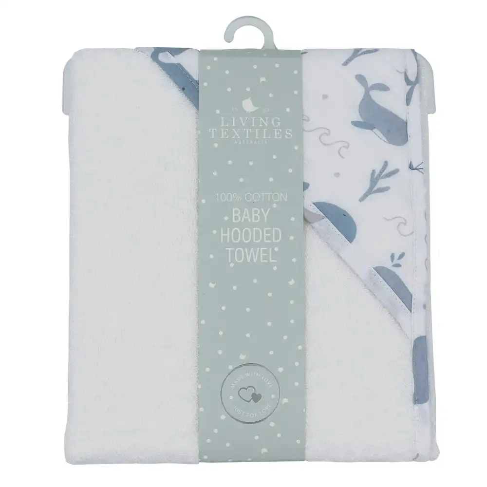 Muslin Hooded Towel Whale of a Time