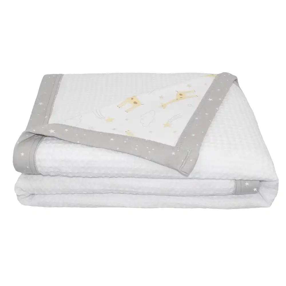 Cot Waffle Blanket 5PC - Up Up & Away