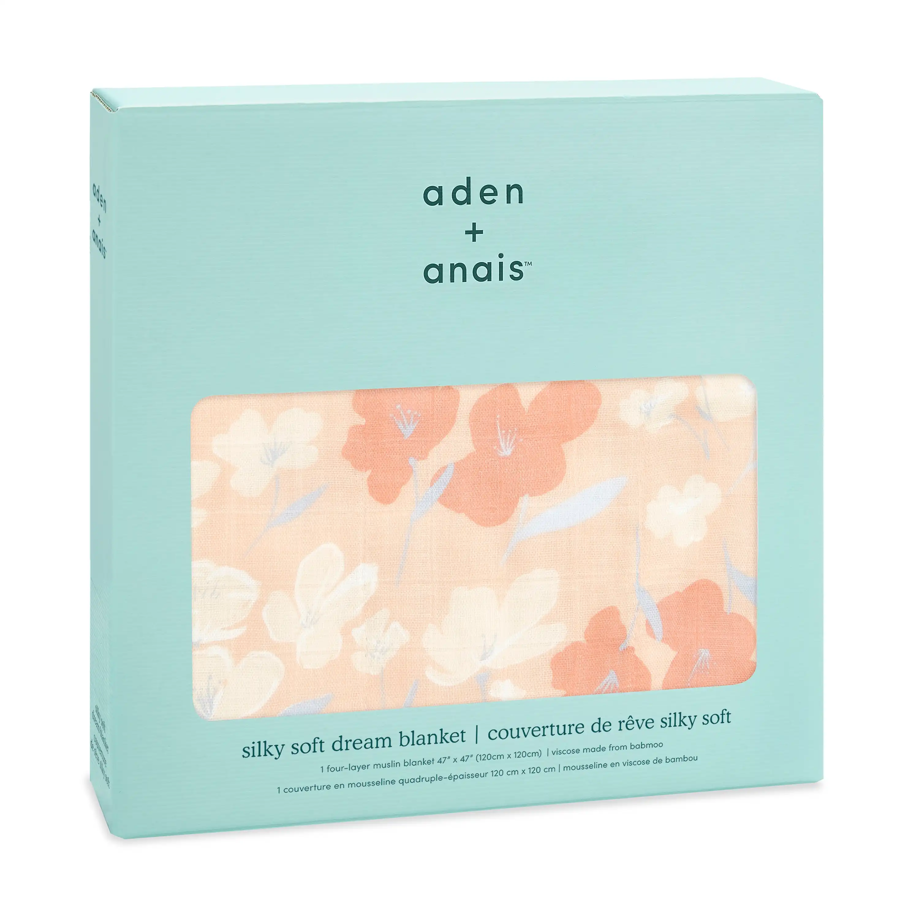 Aden Anais Koi Pond-Cherry Blossoms Silky Soft Dream Blanket
