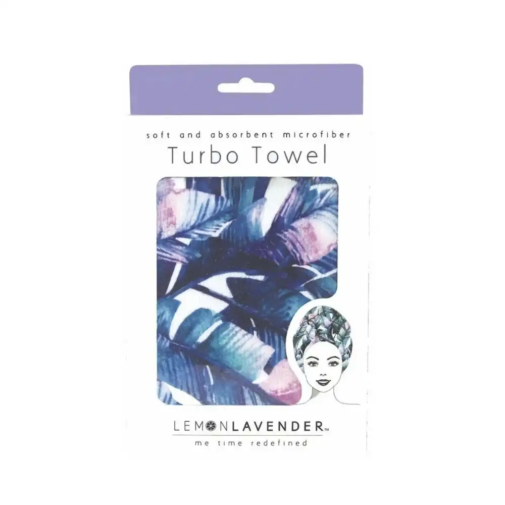 Lemon Lavender Microfiber Turbo Towel - Pure Paradise