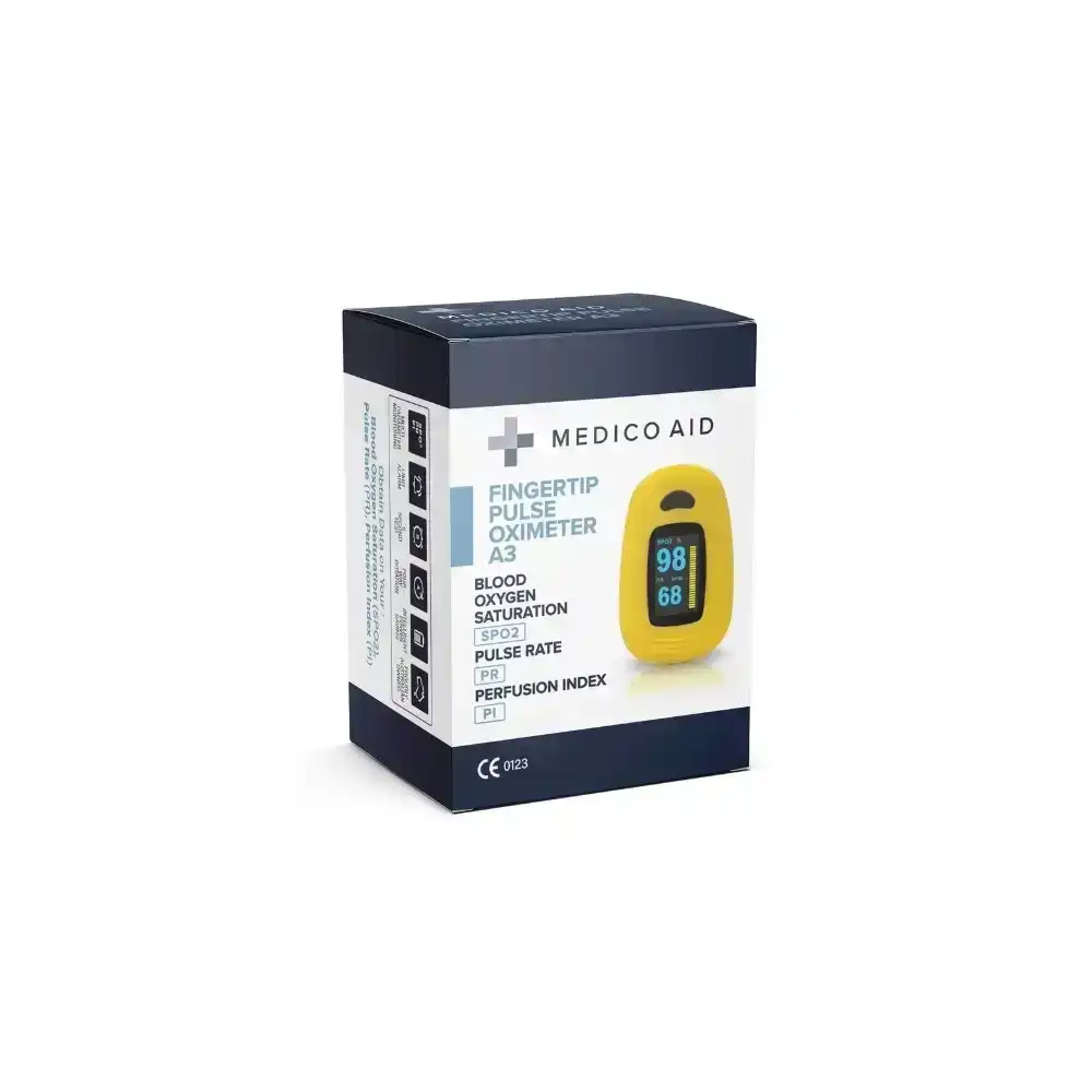 Medico Aid Fingertip Pulse Oximeter A3