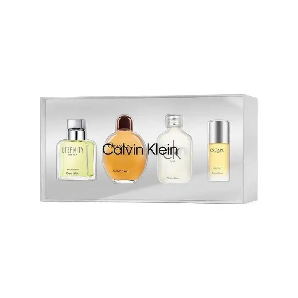Calvin Klein Men's 4 Piece Mini Fragrance Gift Set