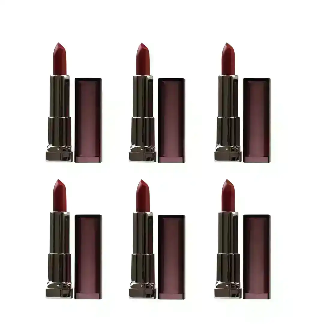 6 x Maybelline Mini Color Sensational Lipstick Creamy Matte 1.5g - 660 Touch Of Spice
