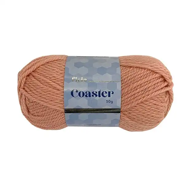 Ficio Coaster Crochet & Knitting Yarn, Bubblegum- 50g Wool Alpaca Blend Yarn