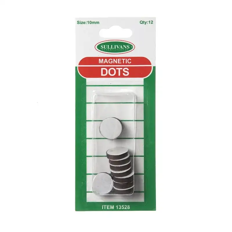 Sullivans Magnetic Dots, 10mm- 12pk