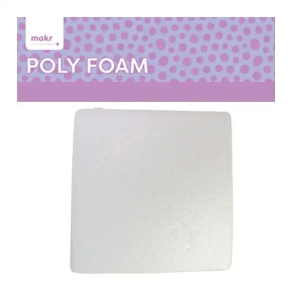 Makr Polyfoam Box, Square- 13x13cm