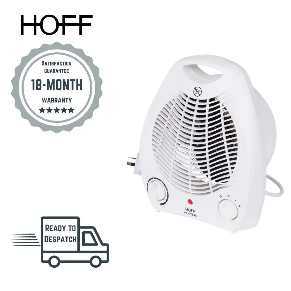 HOFF 2000W Upright Portable Fan Heater For Home & Office w/ Overheat Protection/ AU PLUG/ 18-Month Warranty