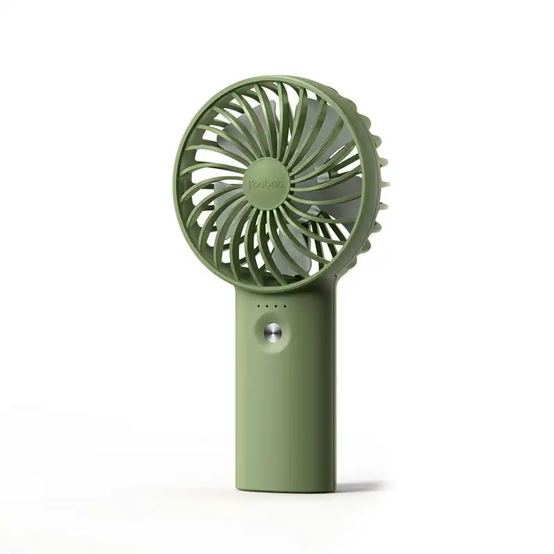 Yoobao Rechargeable 2 in1 Portable USB High Capacity Mini Fan & Power Bank- Green