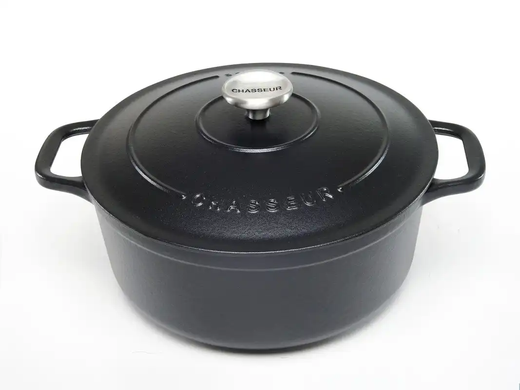 Chasseur 28cm Round French Oven - Matte Black