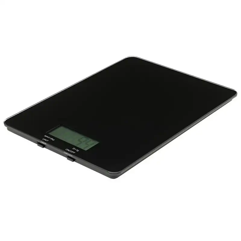 Avanti Digital Kitchen Scale 5kg Capacity Display- Black | Batteries Included