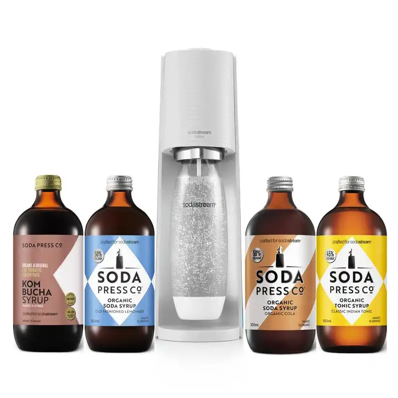 SodaStream TERRA with Flavours - White - KBSSTERRAW