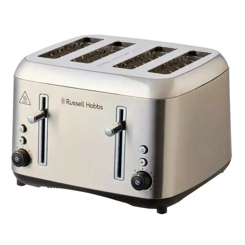 Russell Hobbs Addison 4 Slice Toaster - Brushed Stainless Steel