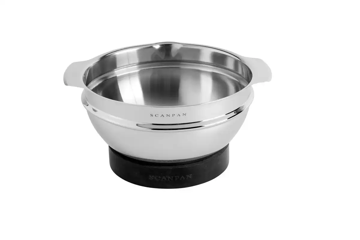 Scanpan Stainless Steel Mixing Bowl with Stand- 21990- Stainless Steel