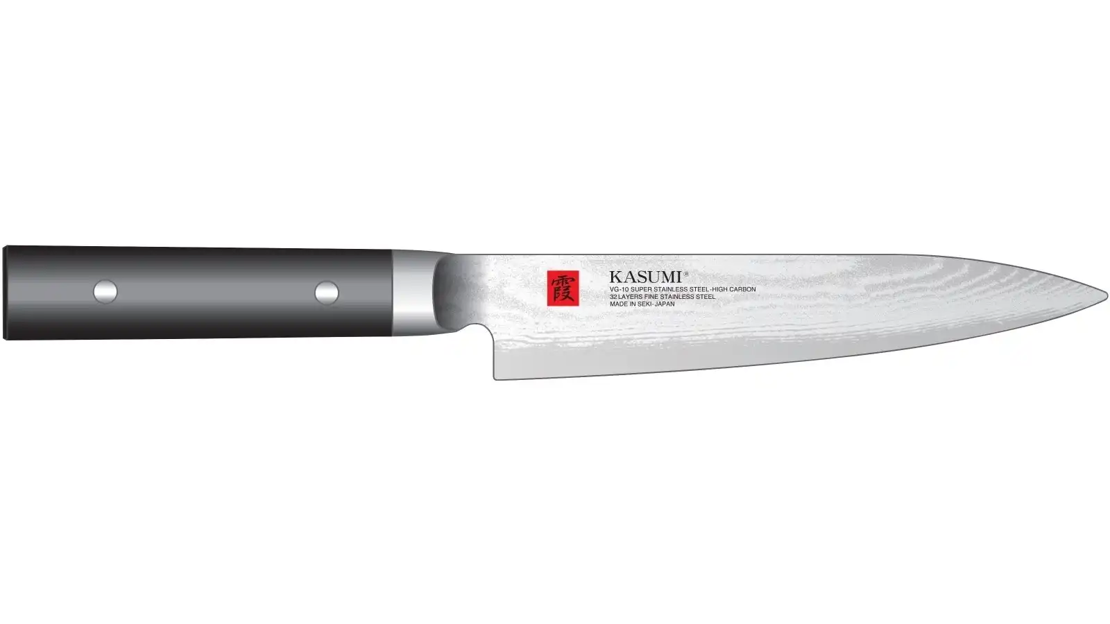 Kasumi 78204 Utility Knife Black 15cm