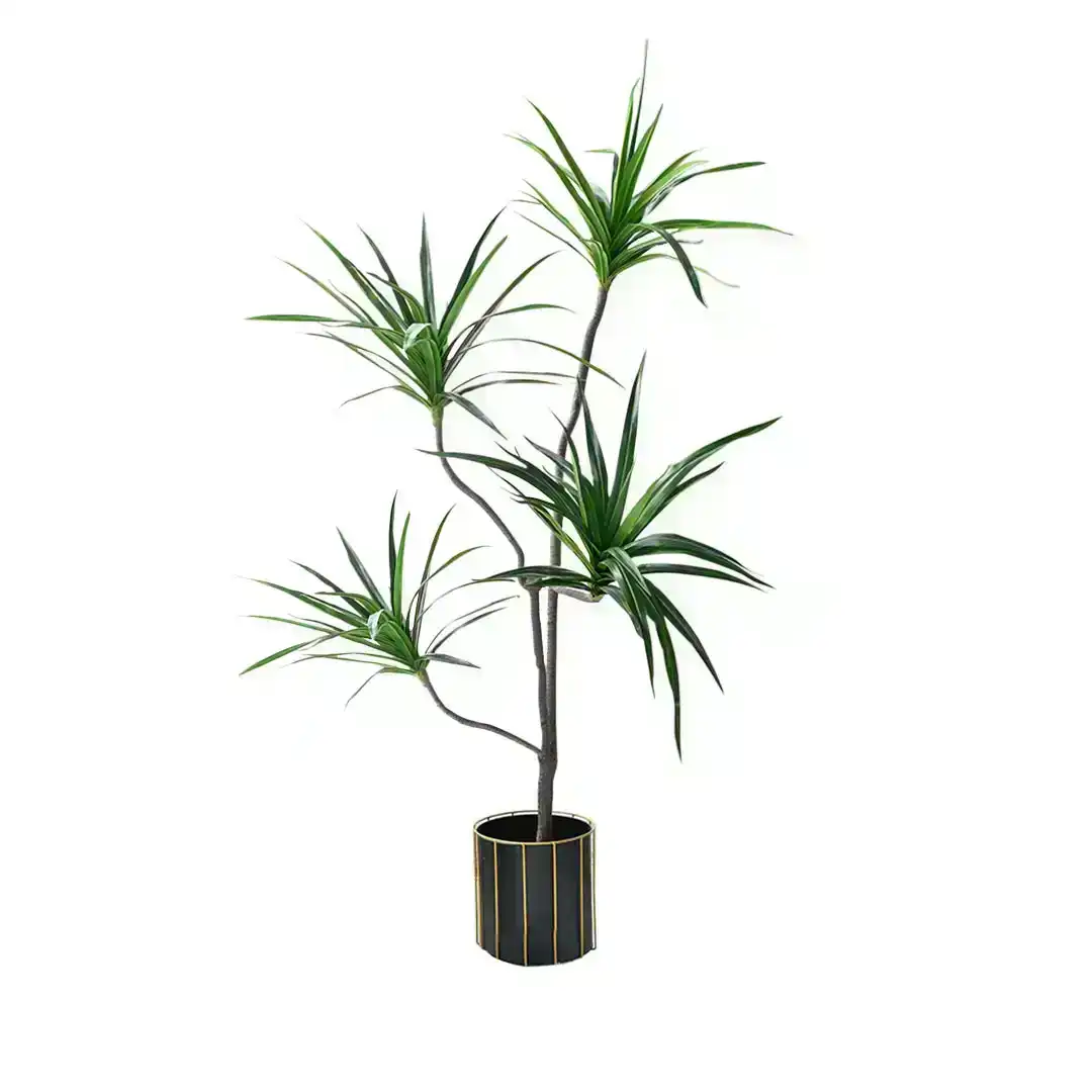 Soga 180cm Green Artificial Indoor Brazlian Iron Tree Fake Plant Decorative 4 Heads