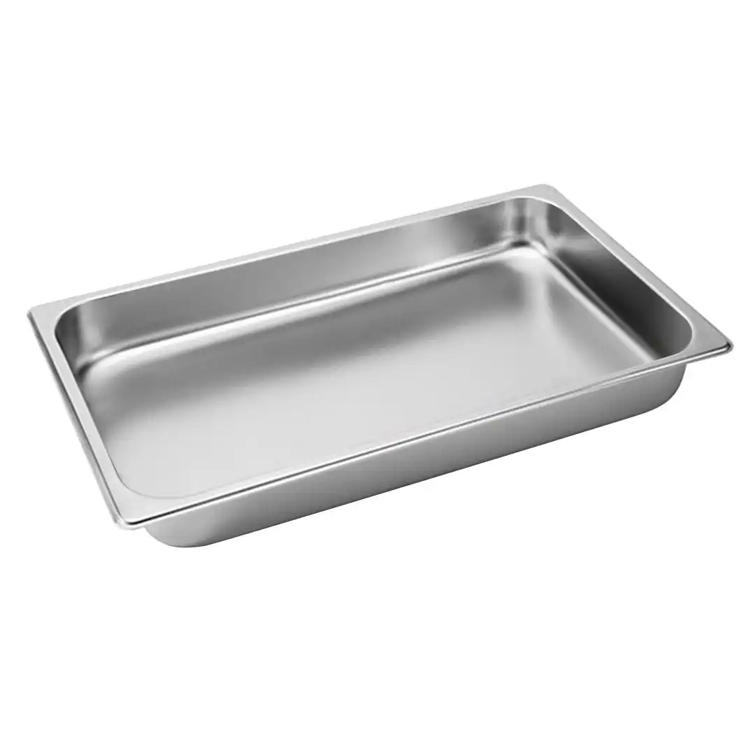 Soga Gastronorm GN Pan Full Size 1/1 GN Pan 6.5cm Deep Stainless Steel Tray