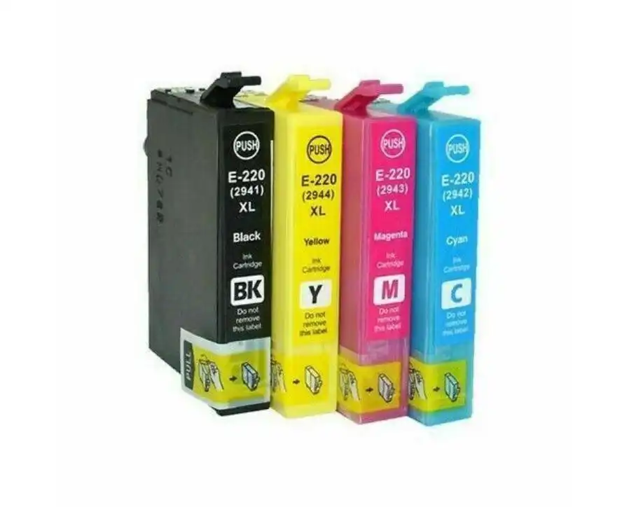 10 Ink Cartridges for Epson 220XL 4222 XP-220 XP-324 XP-320 XP-420 WF-2630/ 2650