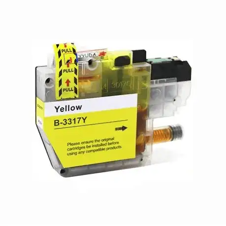 Yellow Ink Cartridge Compatible With Brother LC-3317- 550 pages