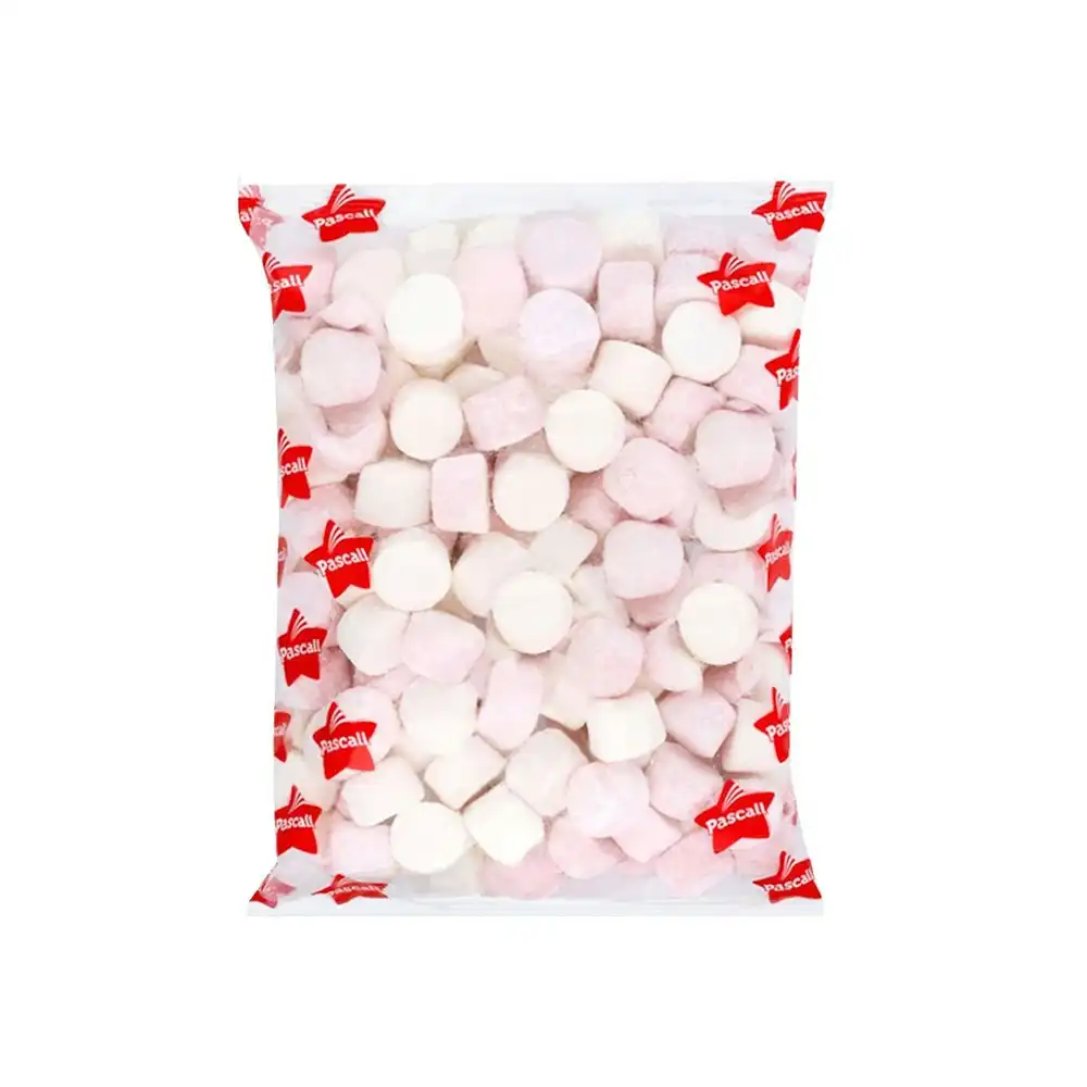 Pascall 1kg Mixed Pink/White Marshmallows Soft Confectionery Party Sweet Treats