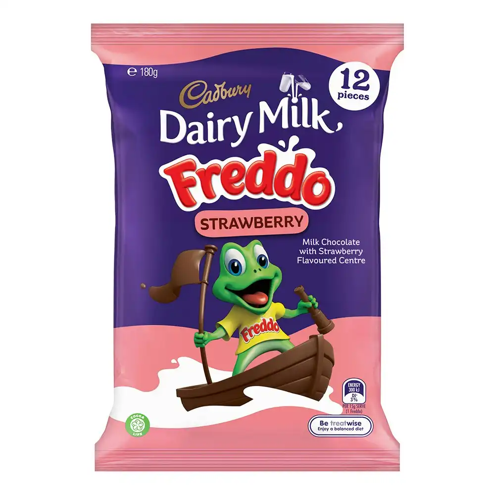 36pc Cadbury Dairy Milk Chocolate Strawberry Freddo Sharepack Choco Treats