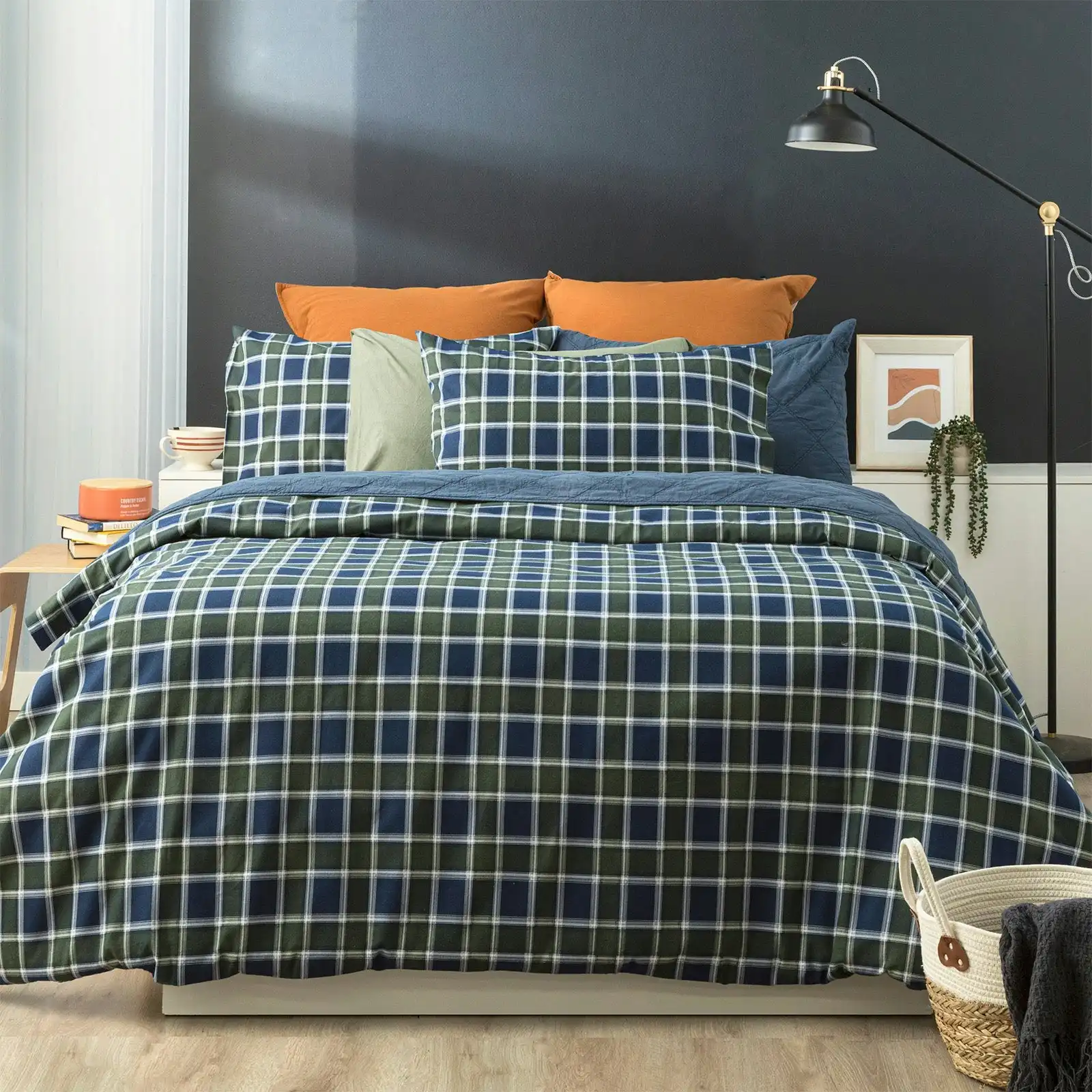 Malmo Flannelette Quilt Cover Set