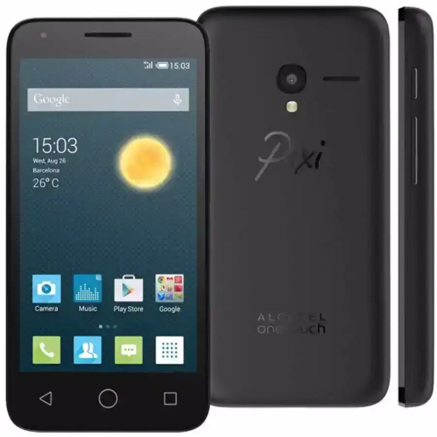 Alcatel OneTouch Pixi 3 4.5" 4GB 512MB RAM (Refurbished - As New Condition) - Black
