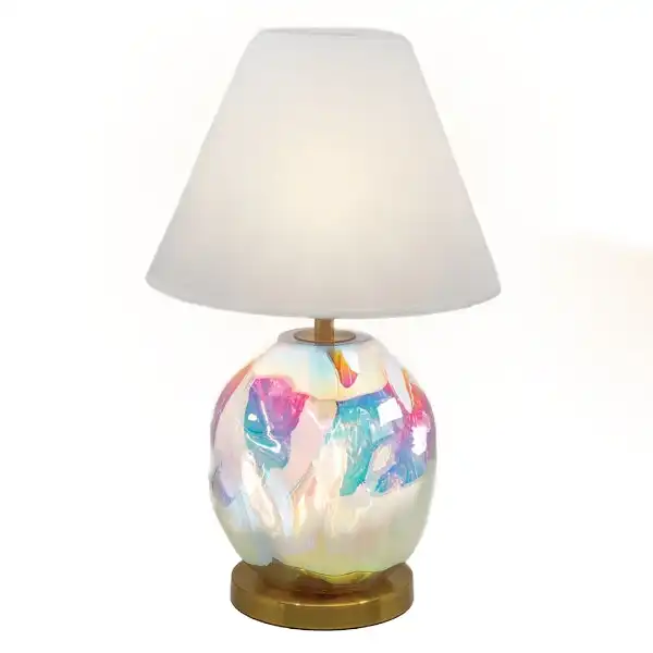 Freya & Sol Iridescent Globe Table Lamp