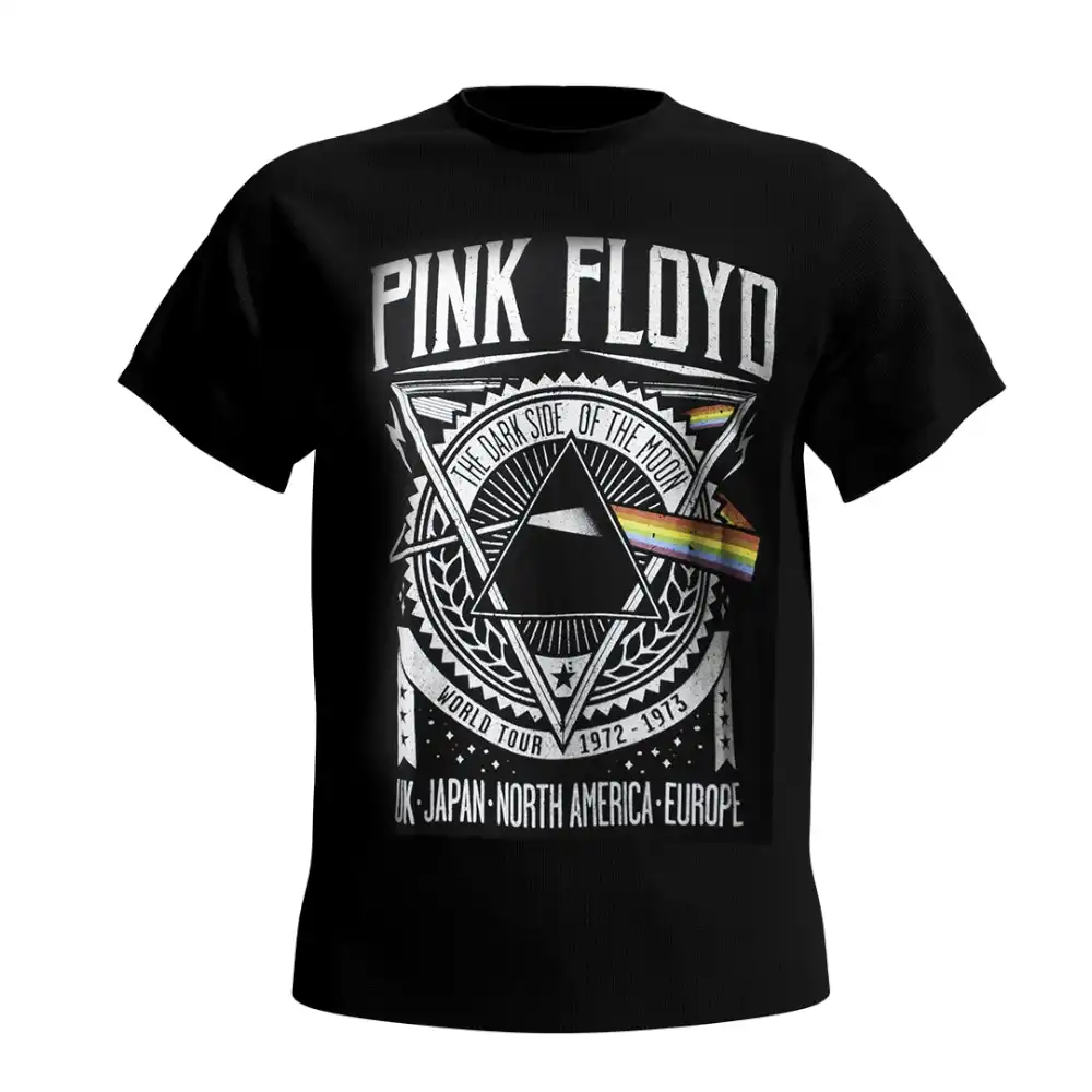 Pink Floyd Dark Side of the Moon World Tour Full Logo Tee