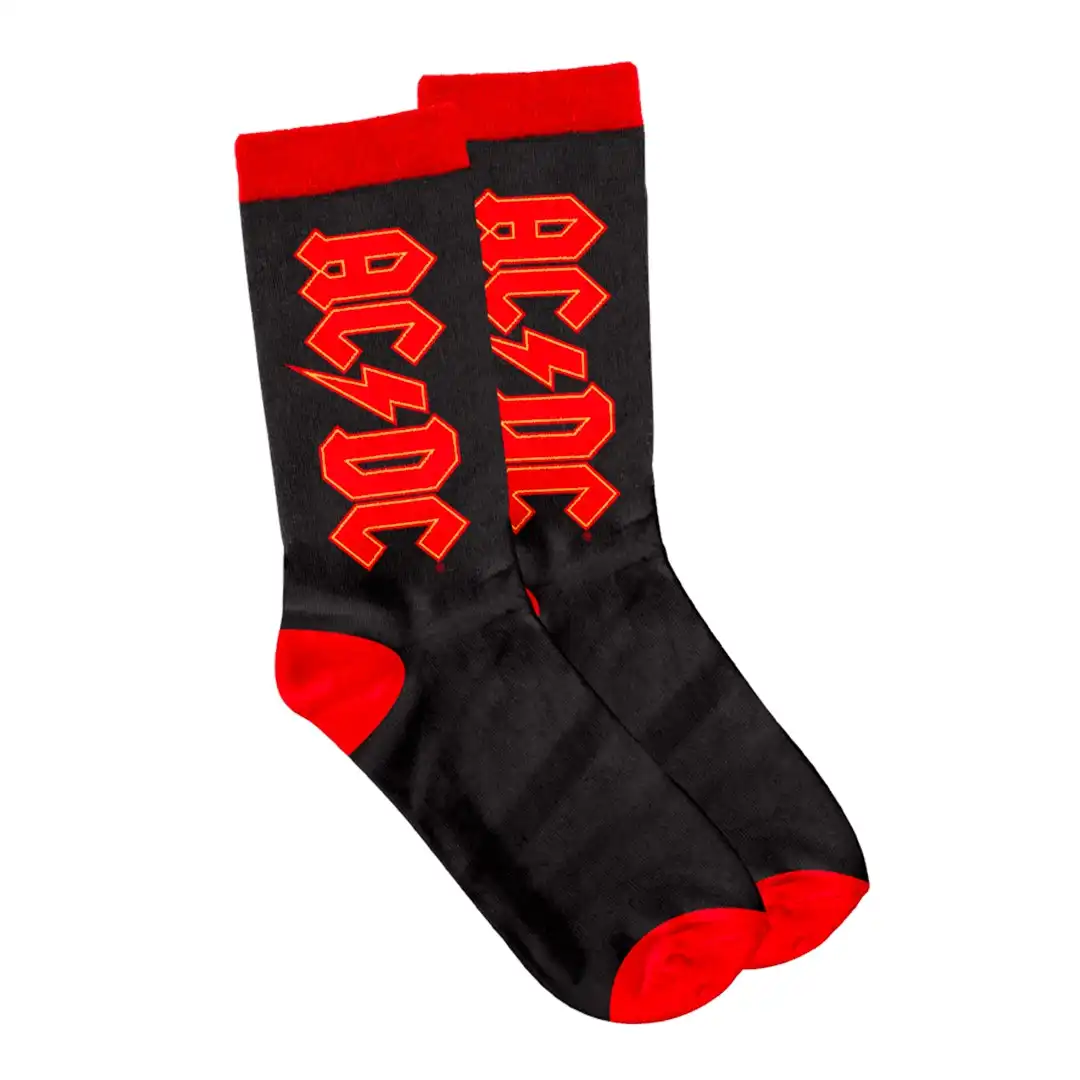 ACDC Red Logo Socks