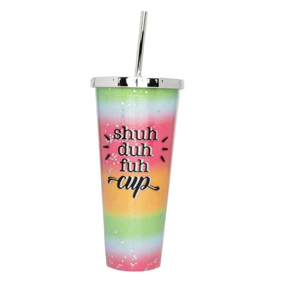 Glitter Sipper Cup Shuh Duh Fuh Cup Multicolour