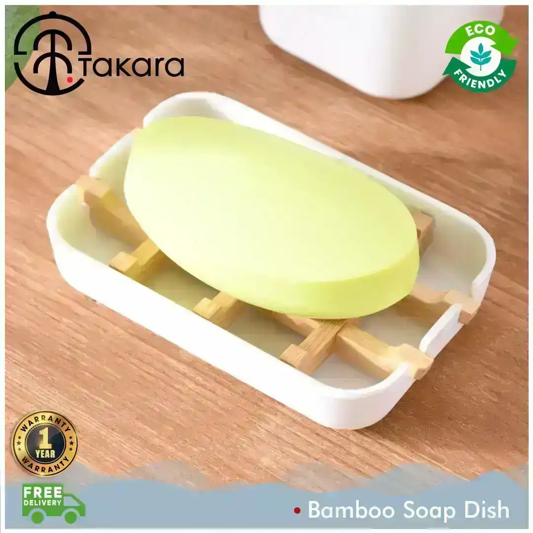 Takara Takae - Bamboo Soap Dish White