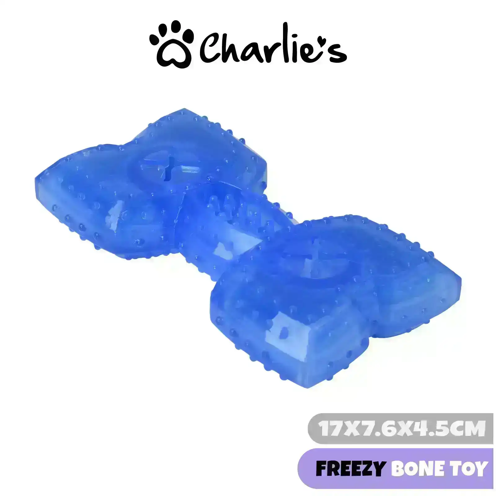 Charlie's Freezy Bone Toy Blue 15x7.6x2.5cm