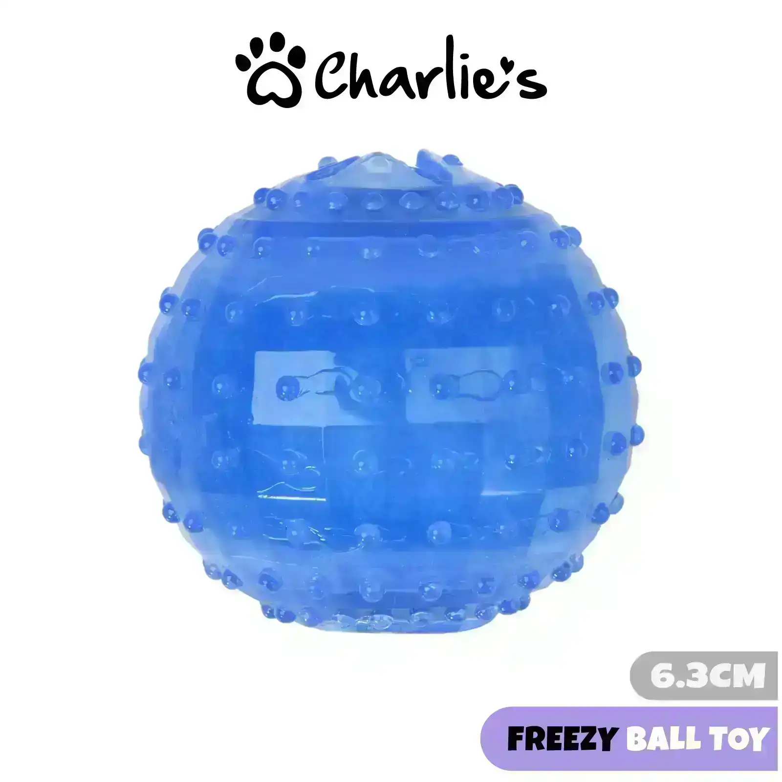 Charlie's Freezy Ball Toy Blue 6.3cm