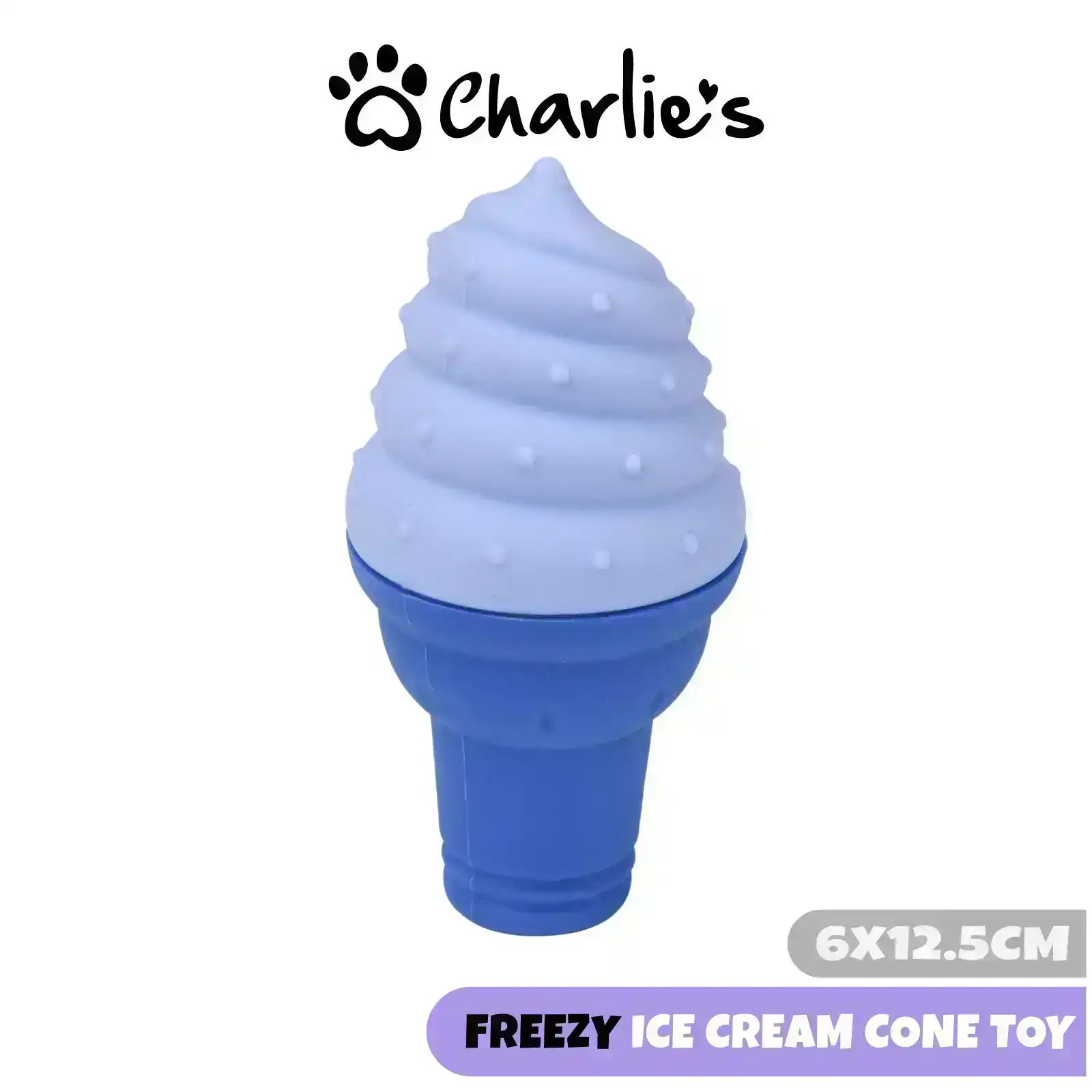 Charlie's Freezy Ice Cream Cone Toy Blue 6x12.5cm