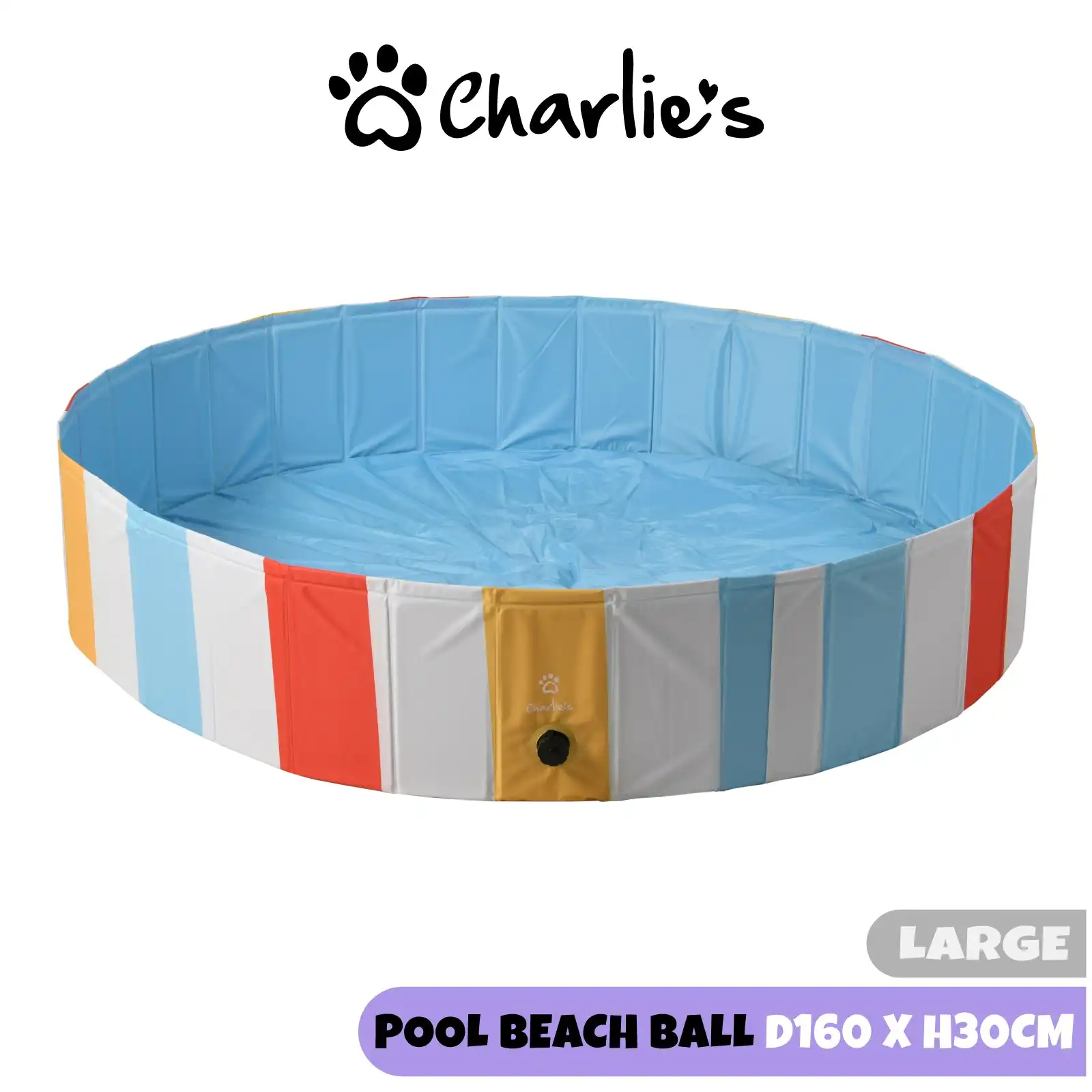Charlie's Portable Dog Pool Party Beach Ball Extra Large