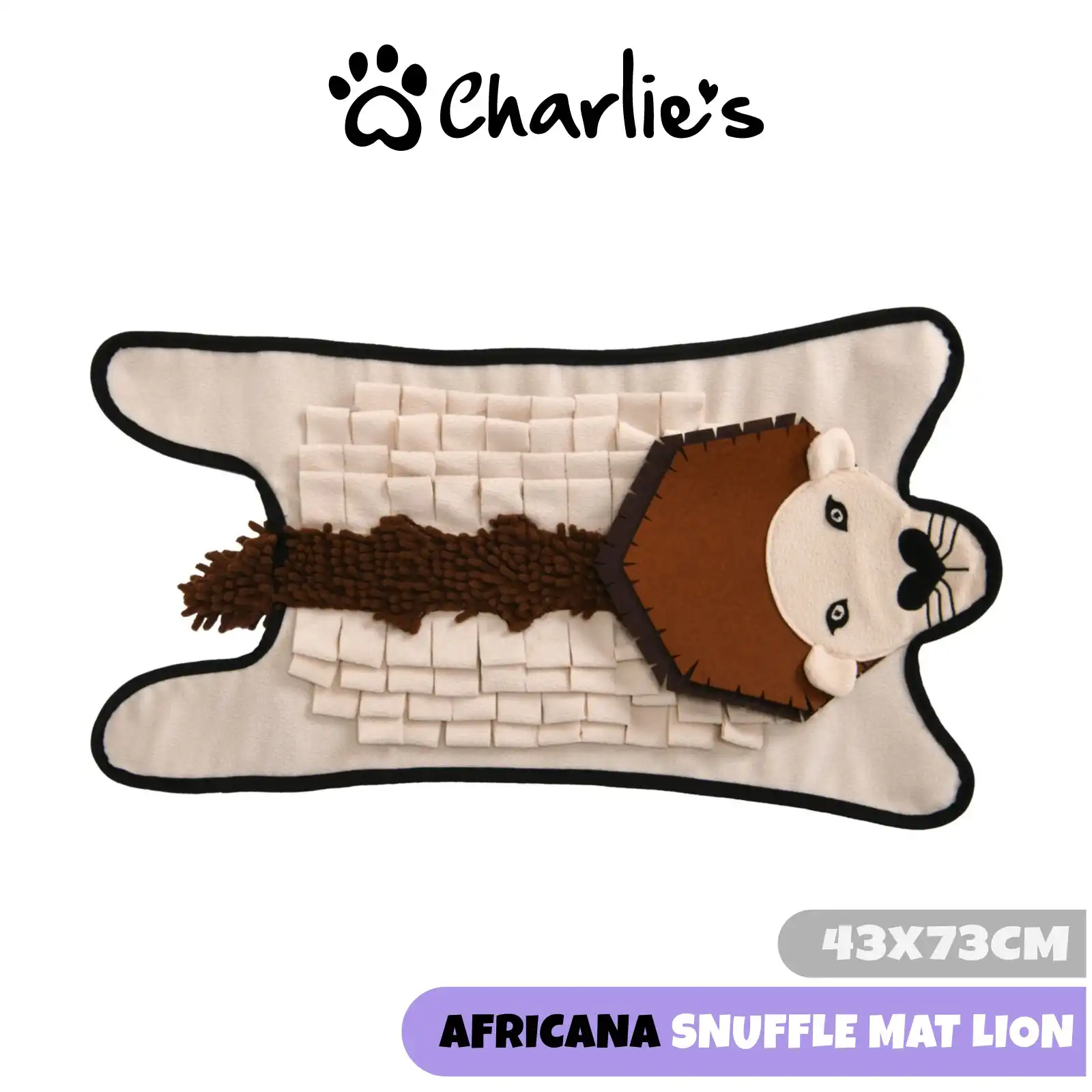 Charlie's Africana Snuffle Mat Lion 43x73cm