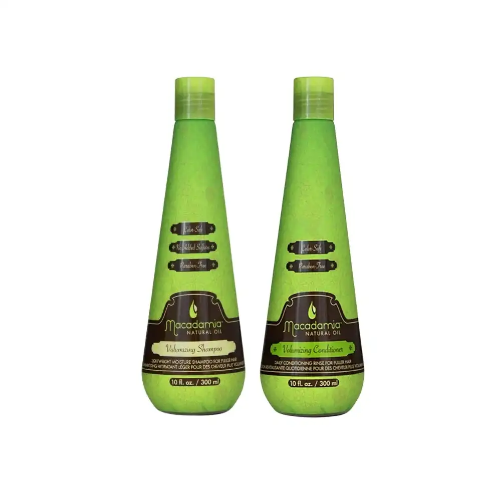 Macadamia Natural Oil Volumizing Shampoo & Conditioner 300mL Duo