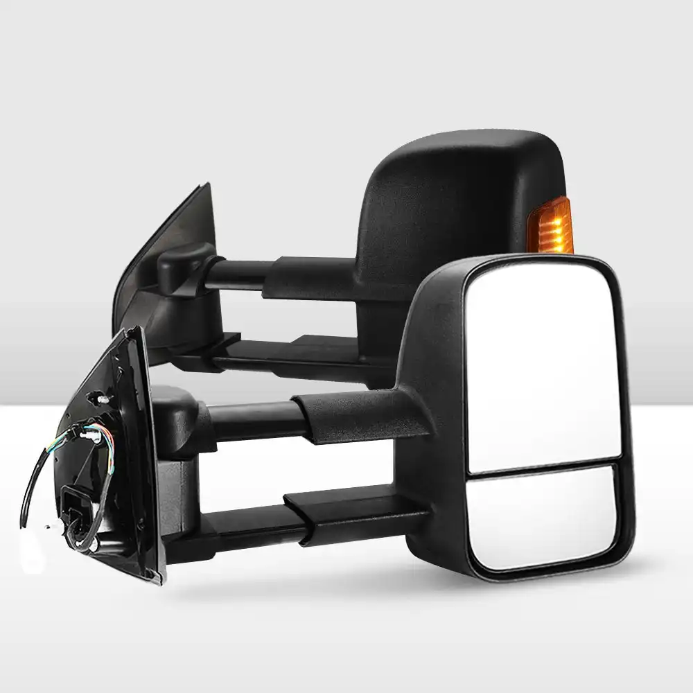 San Hima Pair Extendable Towing Mirrors for Holden Trailblazer 2016-Current