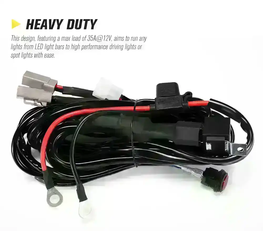 Lightfox Dual Connector Plug & Play Smart Harness High Beam Driving