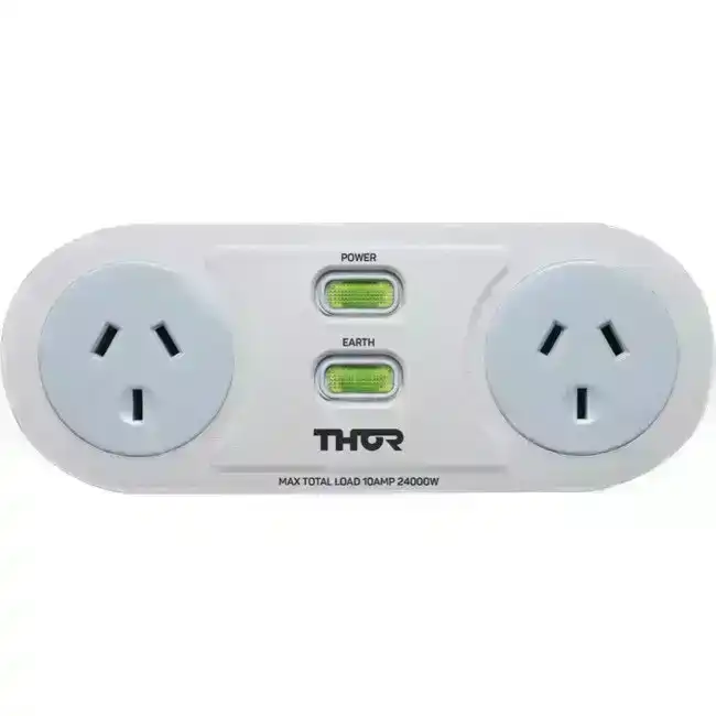 Thor C2 2 Outlets Smart Filter Switch Duo Power Surge Protection & Filtration