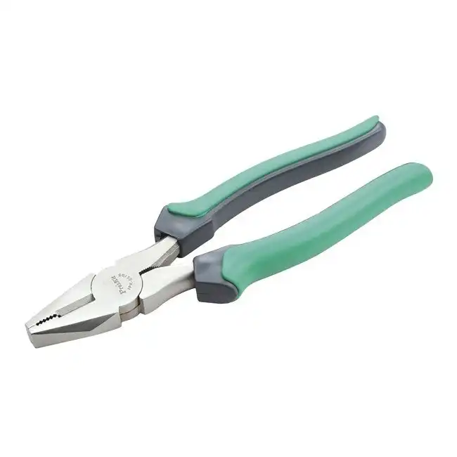 Proskit 1PK-051DS Dual Colour Multi-Function Lineman Pliers Cutter Tool Green/GY
