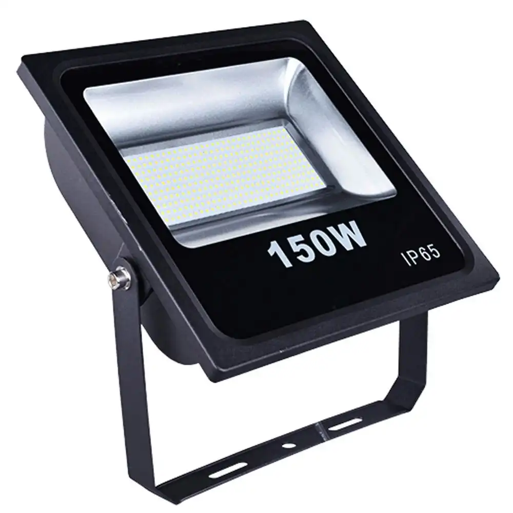 UltraCharge 150W Slim LED Flood Light Outdoor Water Resistant Floodlight 6000K