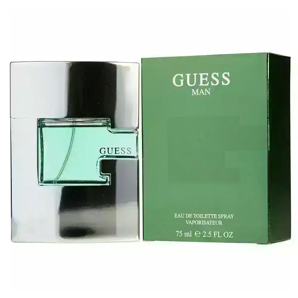 Guess Man 75ml Eau De Toilette/EDT Fragrances/Natural Spray for Men/Him