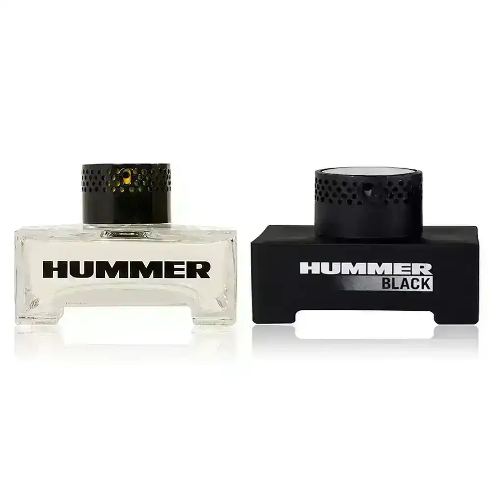 2pc Hummer Duo/Black 75ml Eau De Toilette Fragrances/Natural Spray for Him/Men