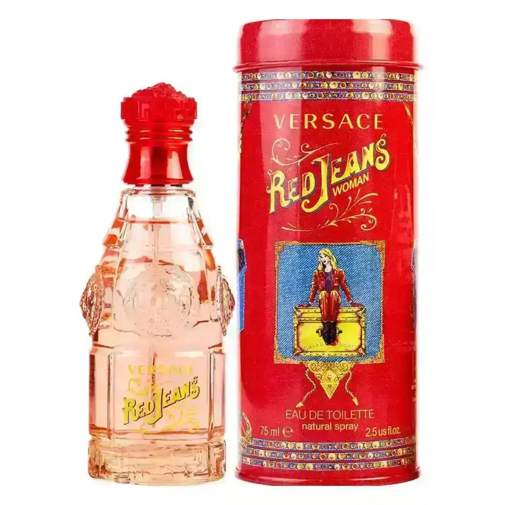 Versace Red Jeans 75ml Eau de Toilette Women Fragrances EDT Spray for Her/Ladies
